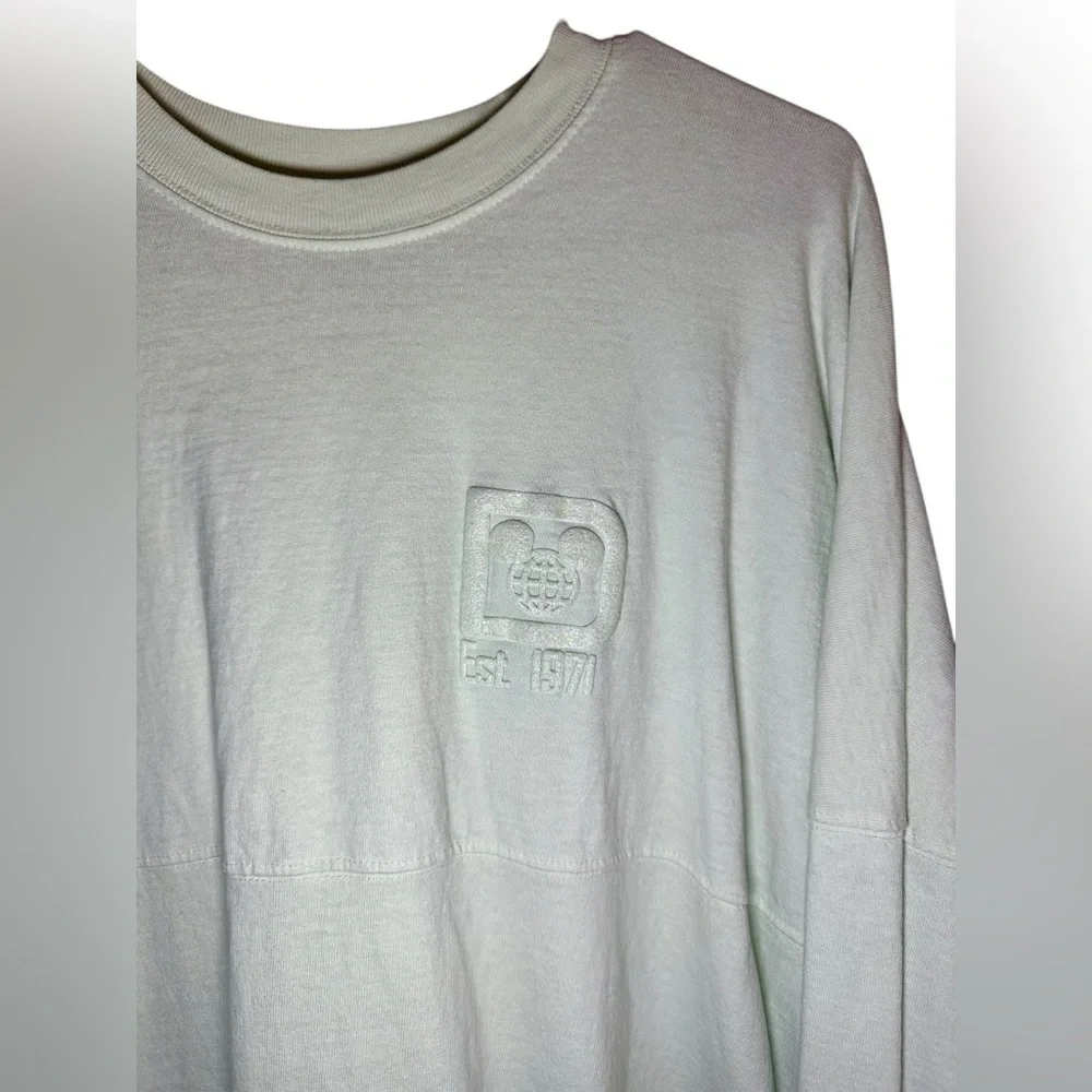 Disney World Spirit Jersey Light Mint Green Size M - Picture 3 of 10